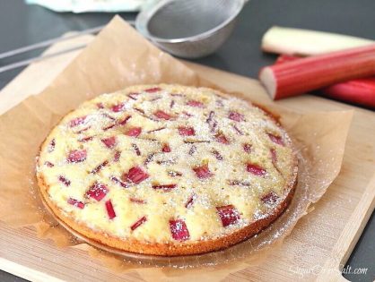 Simple but Delicious Rhubarb Cake