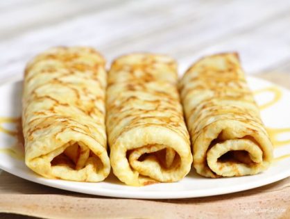 Apple Crepes with Caramel